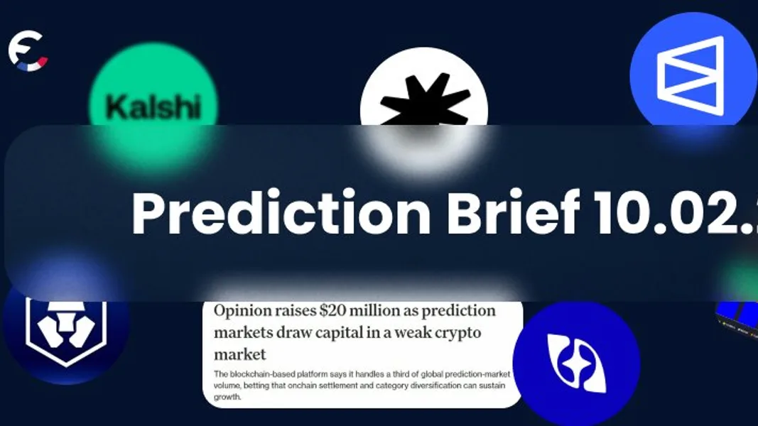 Pourquoi les marchés de prédiction ont franchi 1 Md$ d'OI malgré une chute de volume