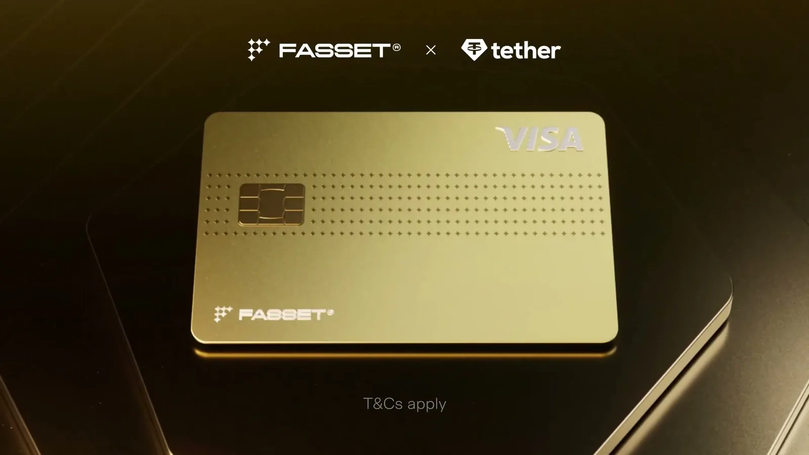 Tether et Fasset lancent une carte Visa avec cashback en or physique tokenisé