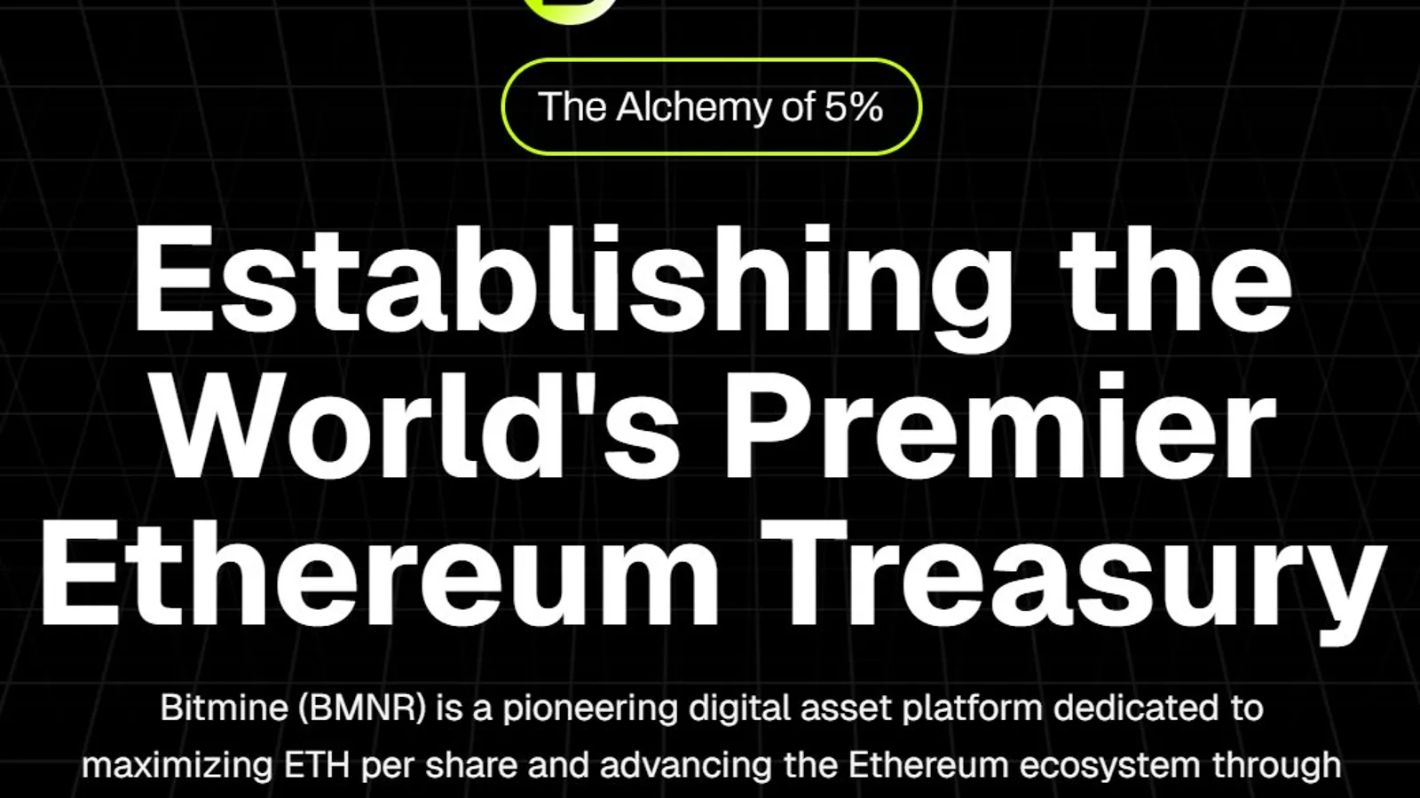 BitMine de Tom Lee : 8,9 milliards de pertes latentes sur l'ETH
