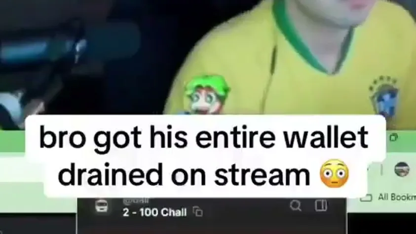 Un streamer perd 115 500 $ en direct après avoir signé un drainer