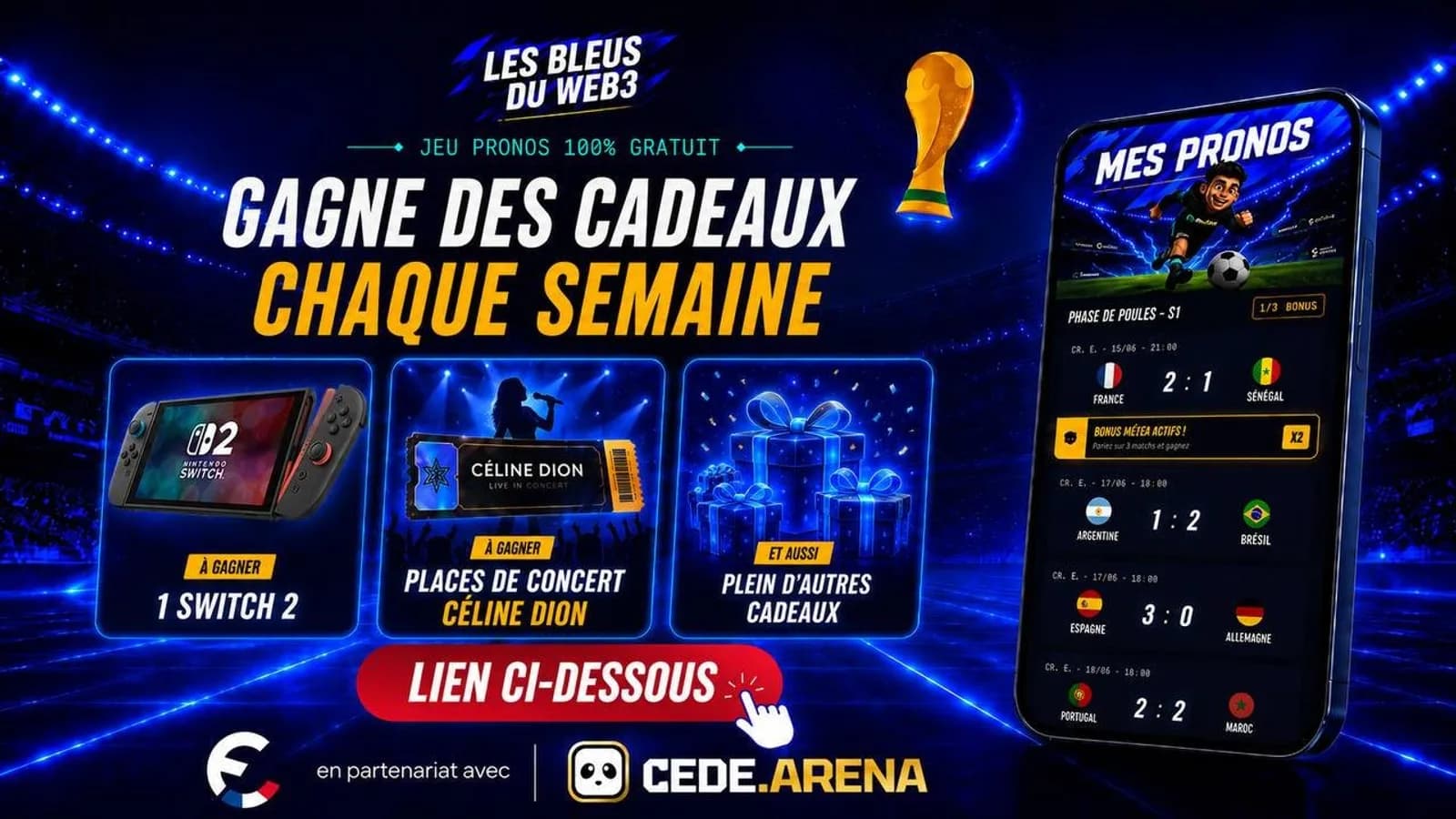 Pronostics Coupe du monde : nouvelle période du 24 au 28 juin avec CedeHub