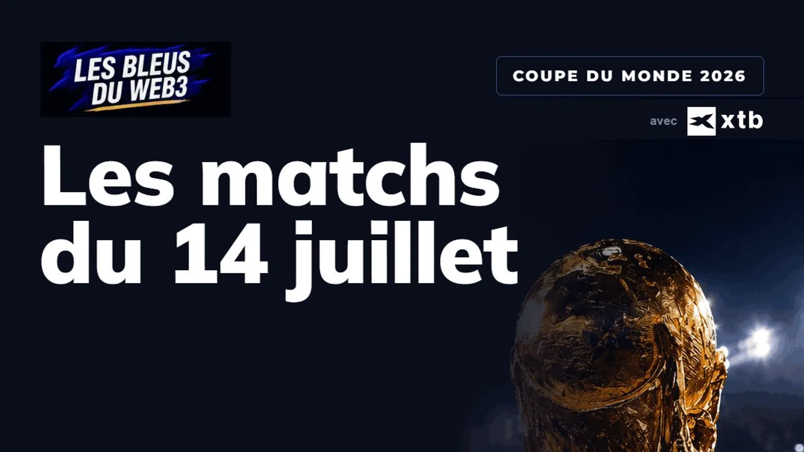 Coupe du Monde 2026 : la France favorite à 41% sur Polymarket pour affronter l'Espagne ce 14 juillet