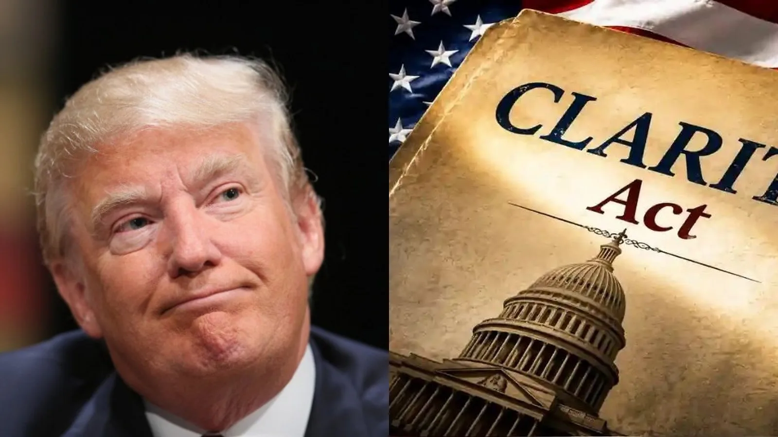 Les 1,4 milliard de dollars crypto de Trump bloquent le Clarity Act au Sénat
