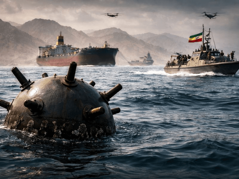Détroit d'Ormuz : l'Iran a perdu la trace de ses propres mines navales