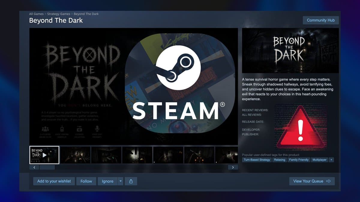 Steam : un jeu gratuit cachait un malware visant les wallets crypto