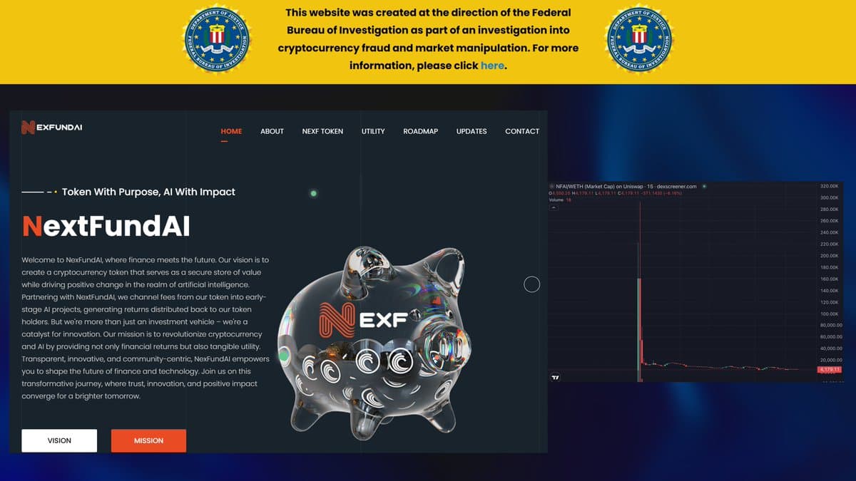 Le FBI a créé un faux token crypto pour piéger des market makers