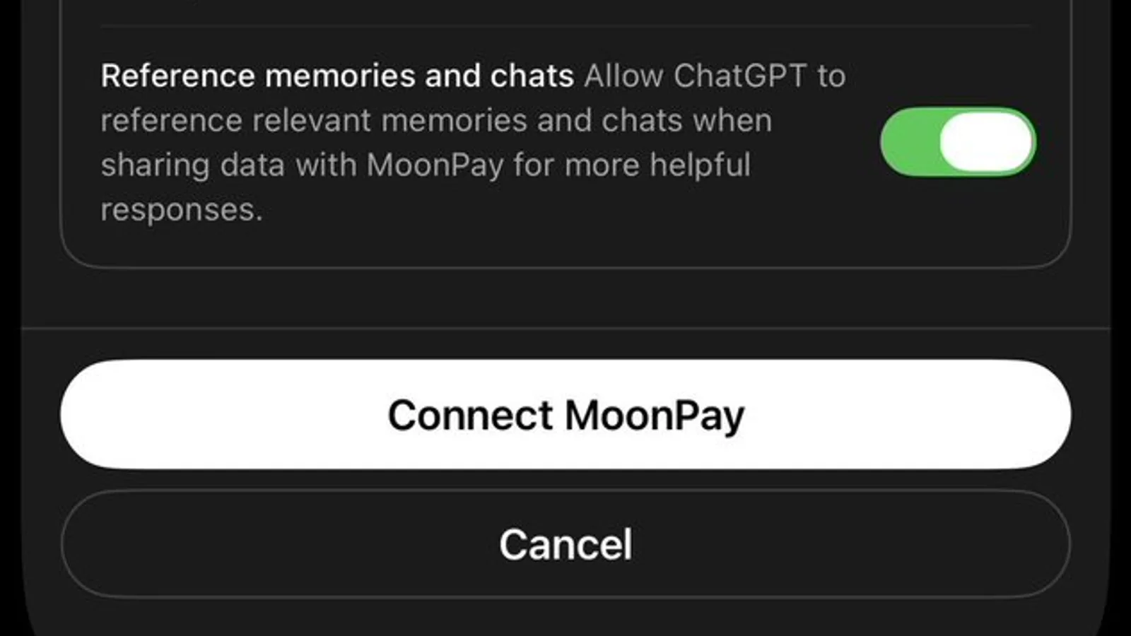 ChatGPT permet d'acheter des cryptos via MoonPay, une première