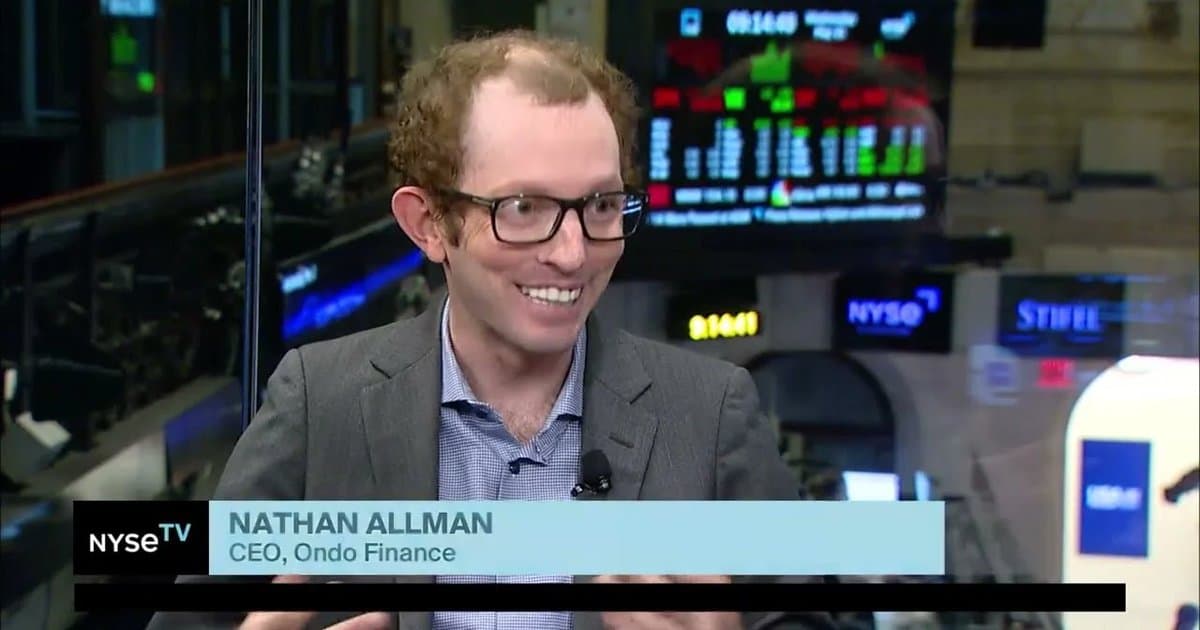 Ondo Finance : décès du fondateur Nathan Allman, Ian De Bode prend la tête