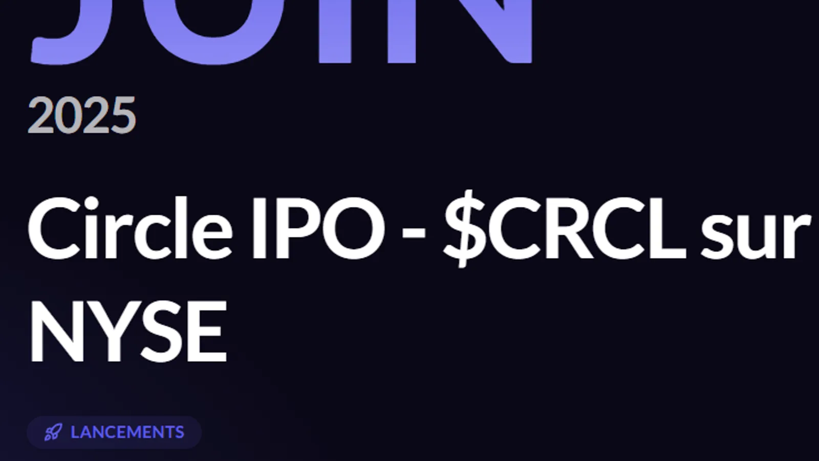 Circle : un an en Bourse, entre ATH à 298 $ et correction sévère