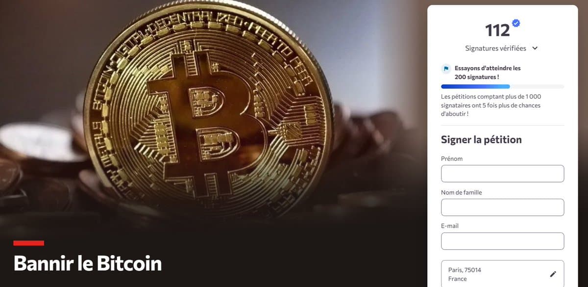 Pétition anti-Bitcoin en Europe : l'argument énergétique en question