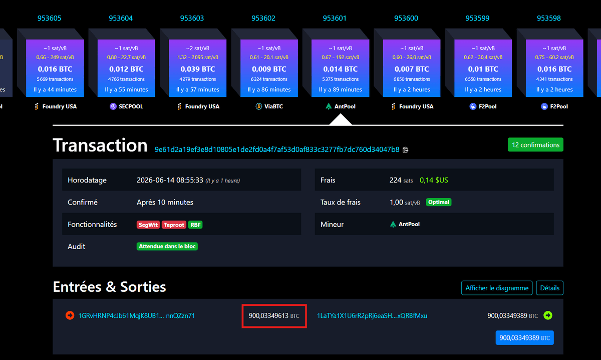 900 bitcoins dormants depuis 2018 se réveillent avec 52 M$ de plus-value
