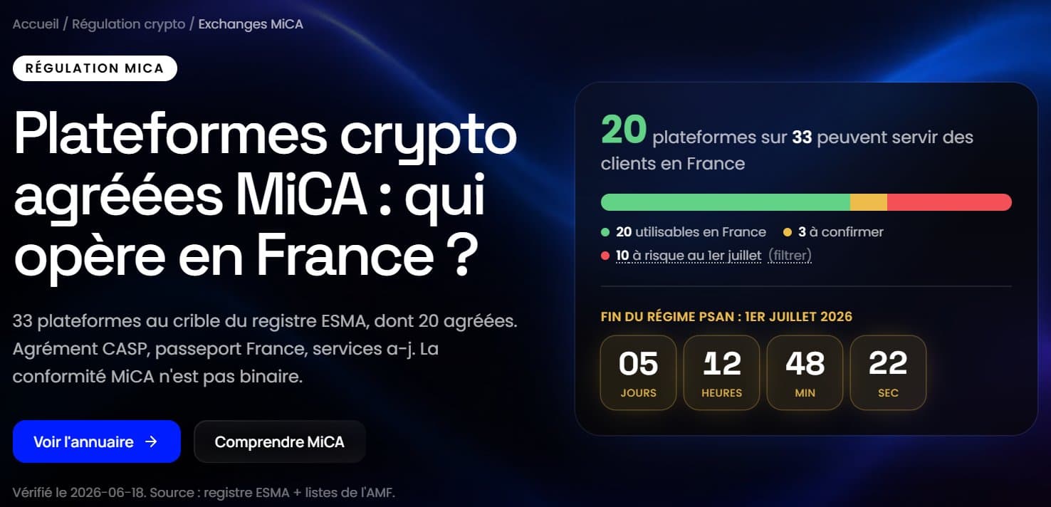 MiCA : 210 agréments sur 3 000 à une semaine de l'échéance