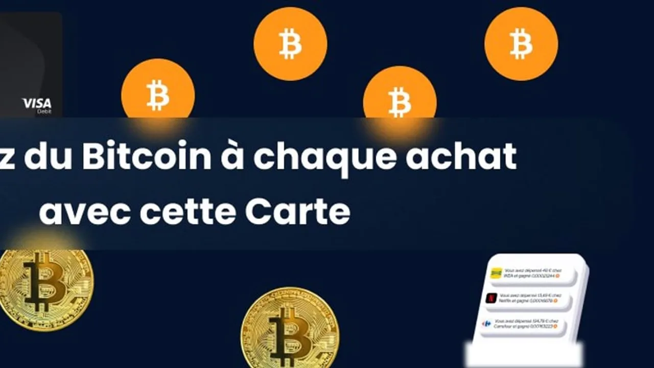 Paie en euros et gagne du Bitcoin avec cette Carte