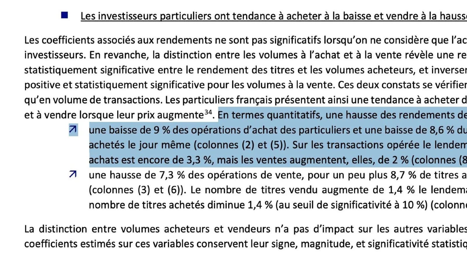 Effet de disposition sur le CAC 40 : les particuliers français vendent leurs gagnants et gardent leurs perdants, selon l'AMF