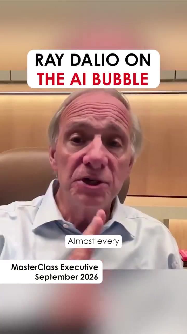 Ray Dalio avertit que la technologie crée des bulles et que nous y serions deja