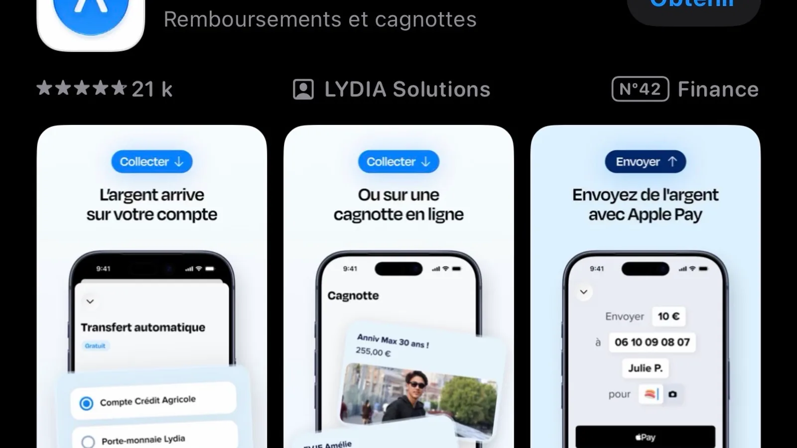 Lydia abandonne le numéro de téléphone : paiement par lien ou QR code pour réduire la fraude