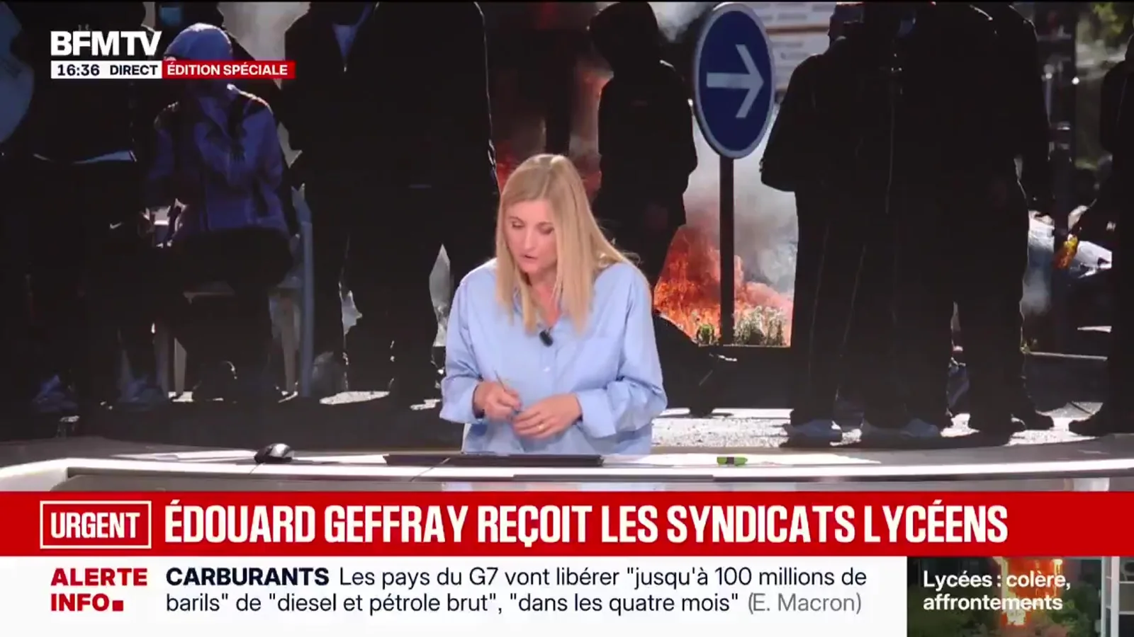 G7 : Macron annonce la libération de jusqu'à 100 millions de barils de réserves stratégiques pour faire baisser les prix